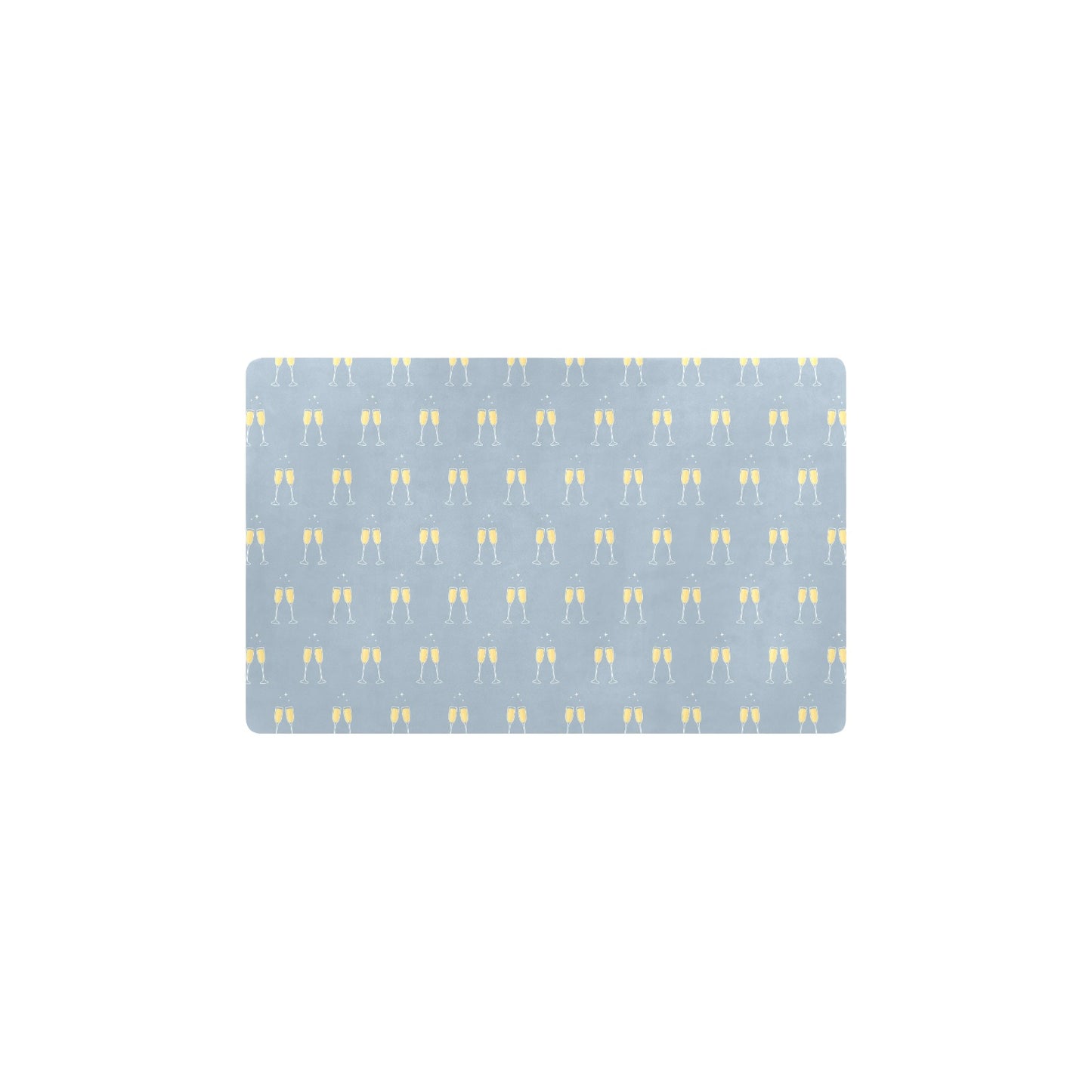 Champagne Pattern Print Design 03 Kitchen Mat