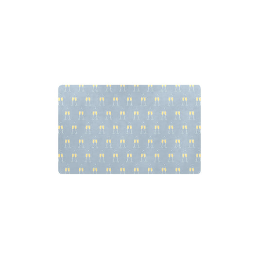 Champagne Pattern Print Design 03 Kitchen Mat
