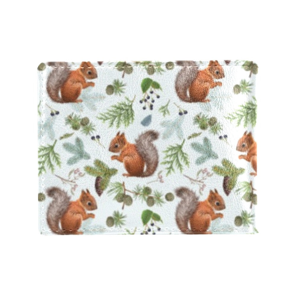 Squirrel Print Design LKS308 Men's ID Card Wallet