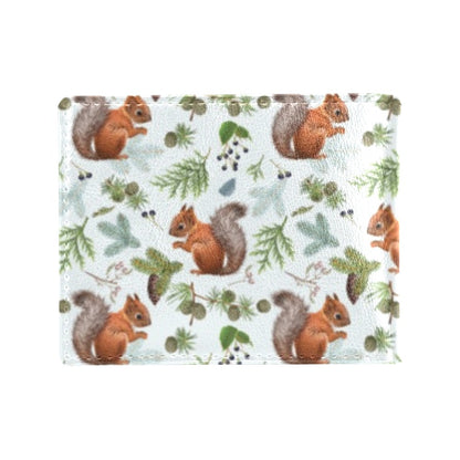 Squirrel Print Design LKS308 Men's ID Card Wallet