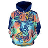 Deer Art All Over Print Hoodie