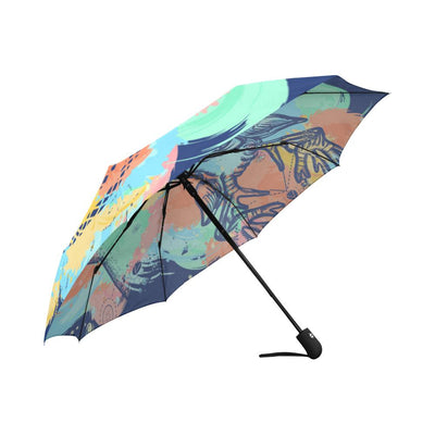 Deer Art Automatic Foldable Umbrella