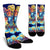 Deer Art Crew Socks