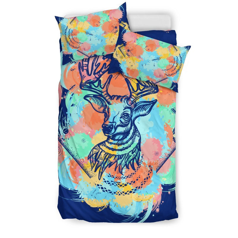 Deer Art Duvet Cover Bedding Set