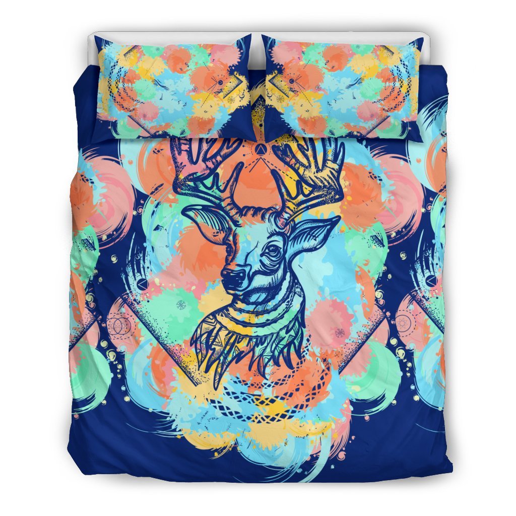 Deer Art Duvet Cover Bedding Set