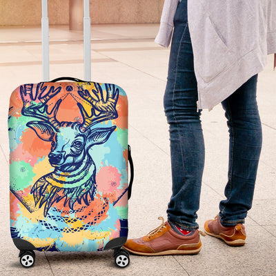 Deer Art Luggage Cover Protector