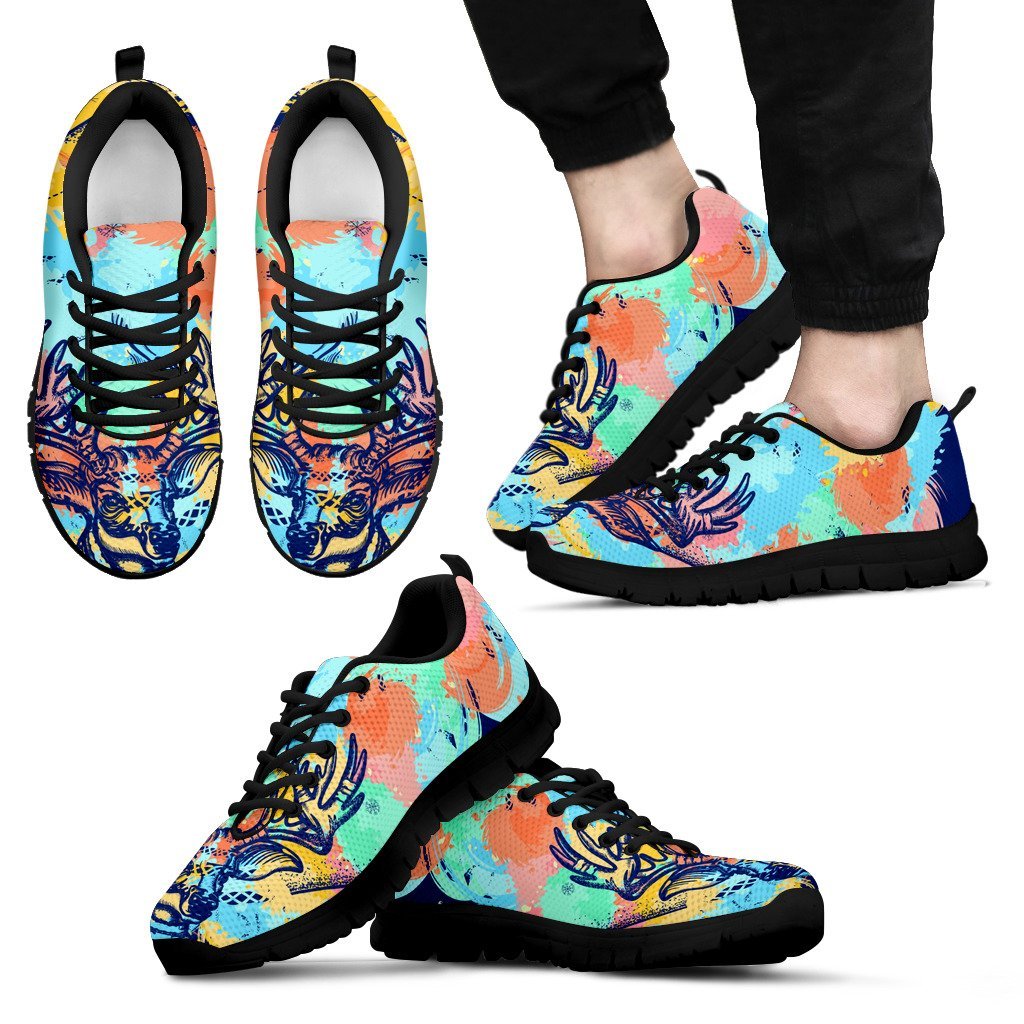 Deer Art Men Sneakers