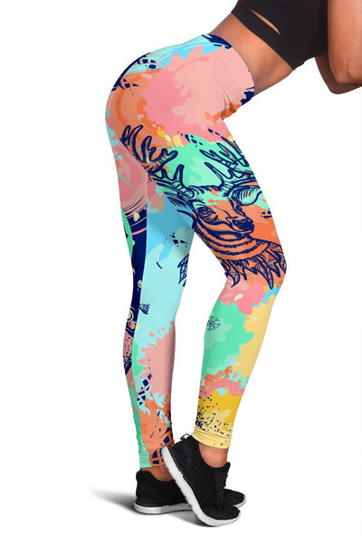 Deer Art Women Leggings