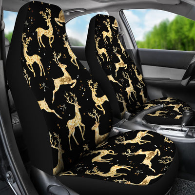 Deer Gold Pattern Universal Fit Car Seat Covers