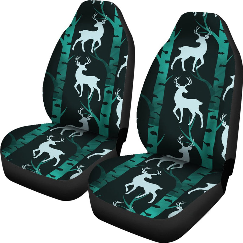 Deer Jungle Print Pattern Universal Fit Car Seat Covers