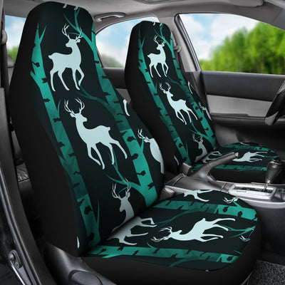 Deer Jungle Print Pattern Universal Fit Car Seat Covers