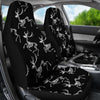 Deer Skeleton Print Pattern Universal Fit Car Seat Covers