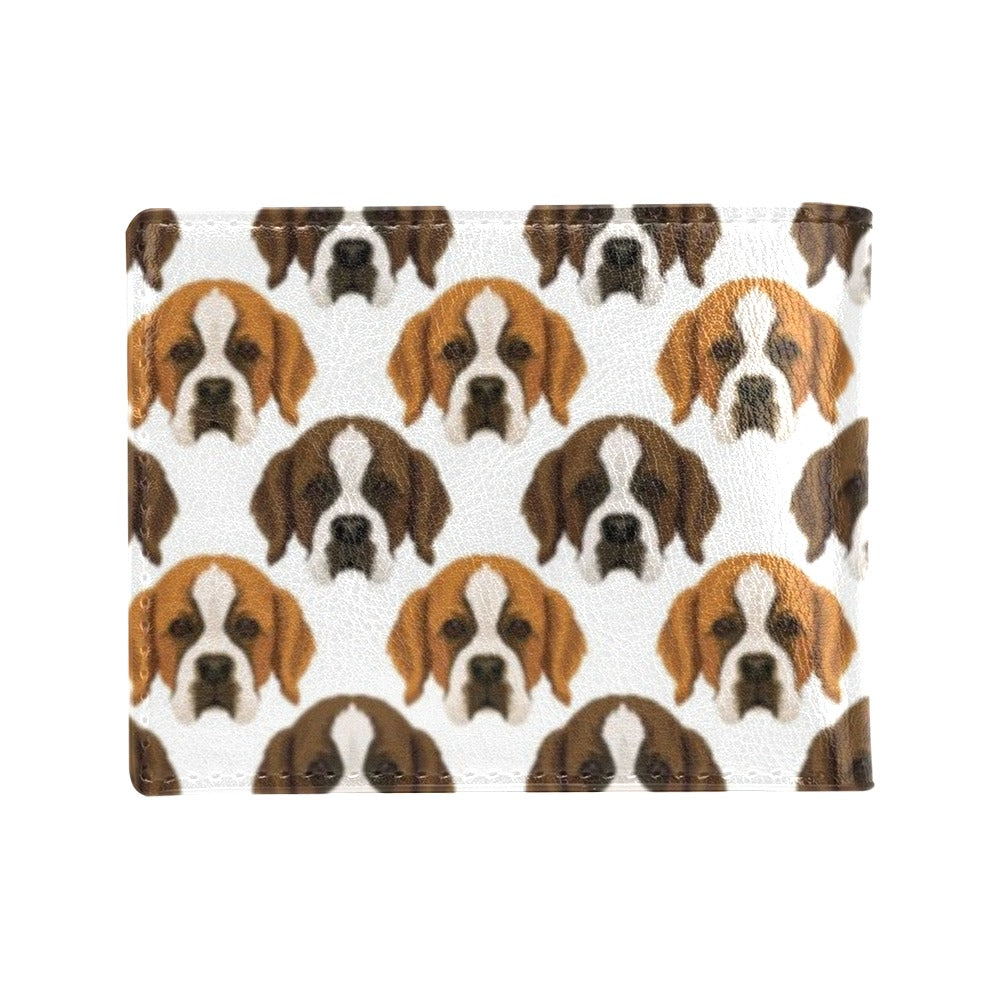 St Bernards Print Design LKS301 Men's ID Card Wallet