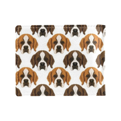 St Bernards Print Design LKS301 Men's ID Card Wallet