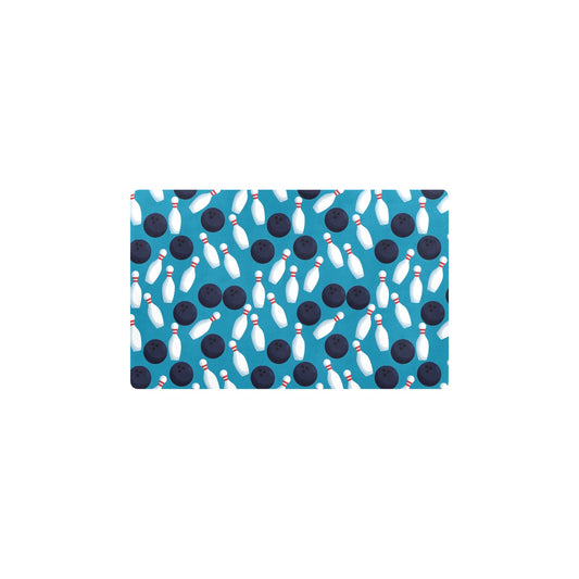 Bowling Pin Pattern Print Design 010 Kitchen Mat