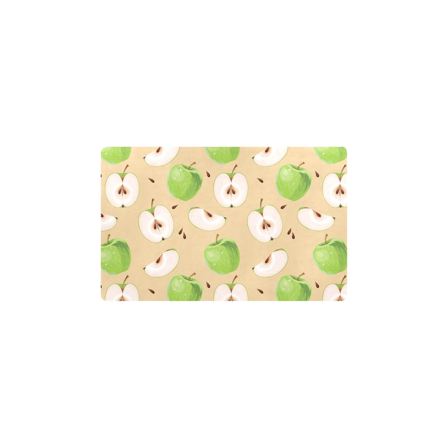 Apple Pattern Print Design AP07 Kitchen Mat