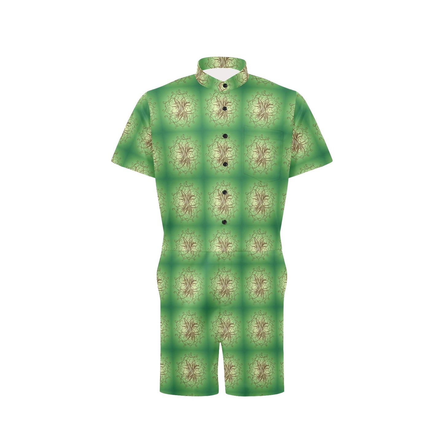 Celtic Pattern Print Design 05 Men's Romper