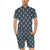 Llama with Polka Dot Themed Print Men's Romper