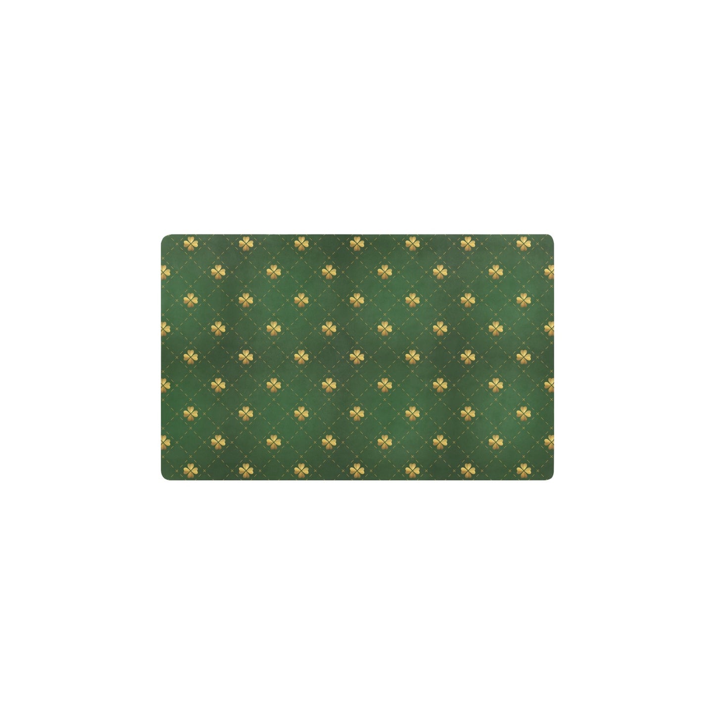 Clover Pattern Print Design 01 Kitchen Mat