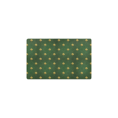 Clover Pattern Print Design 01 Kitchen Mat