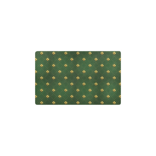 Clover Pattern Print Design 01 Kitchen Mat