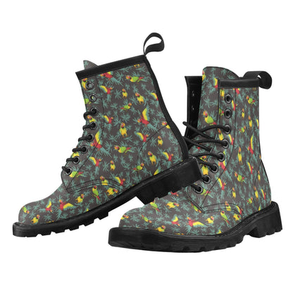 Parrot Themed Print Women's Boots