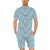 Angel Wings Boho Design Themed Print Men's Romper