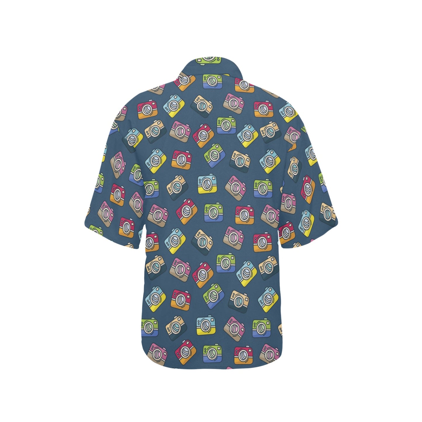 Camera Pattern Print Design 03 Women's Hawaiian Shirt