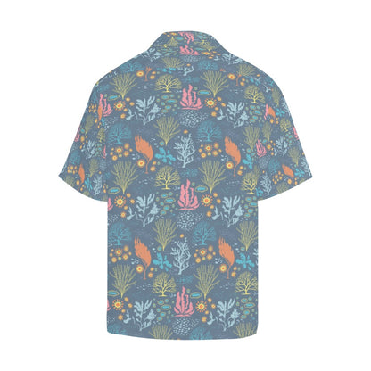 Seaweed Print Design LKS304 Men's Hawaiian Shirt