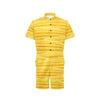 Agricultural Corn cob Pattern Men's Romper