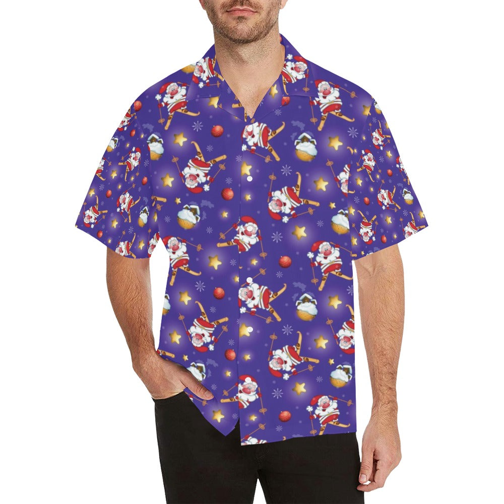 Ski Print Design LKS308 Men's Hawaiian Shirt