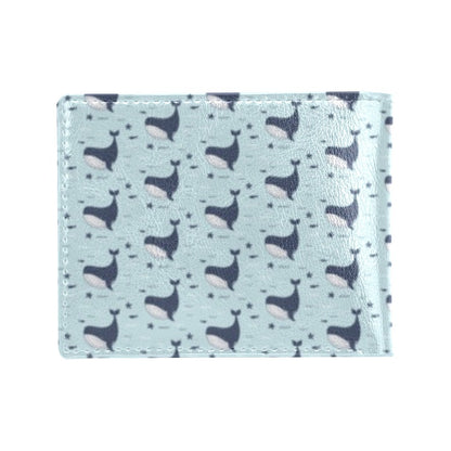 Whale Cute Design Themed Print Men's ID Card Wallet