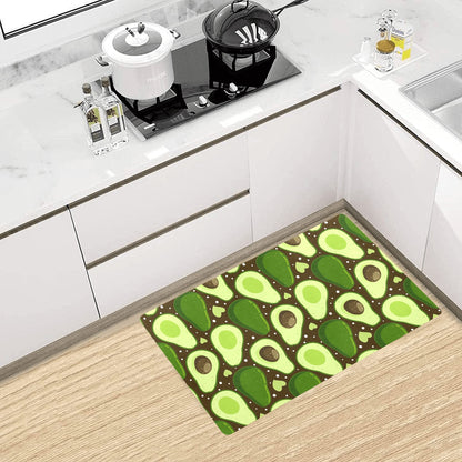 Avocado Pattern Print Design AC04 Kitchen Mat