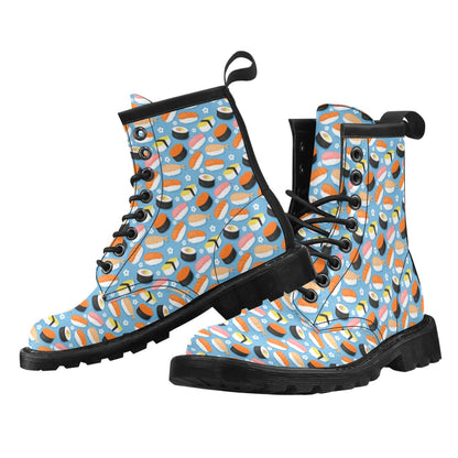 Sushi Print Design LKS304 Women's Boots