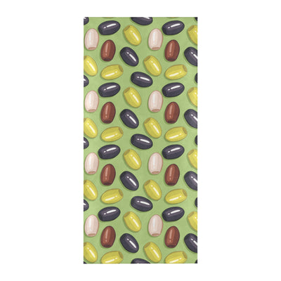 Olive Print Design LKS301 Beach Towel 32" x 71"