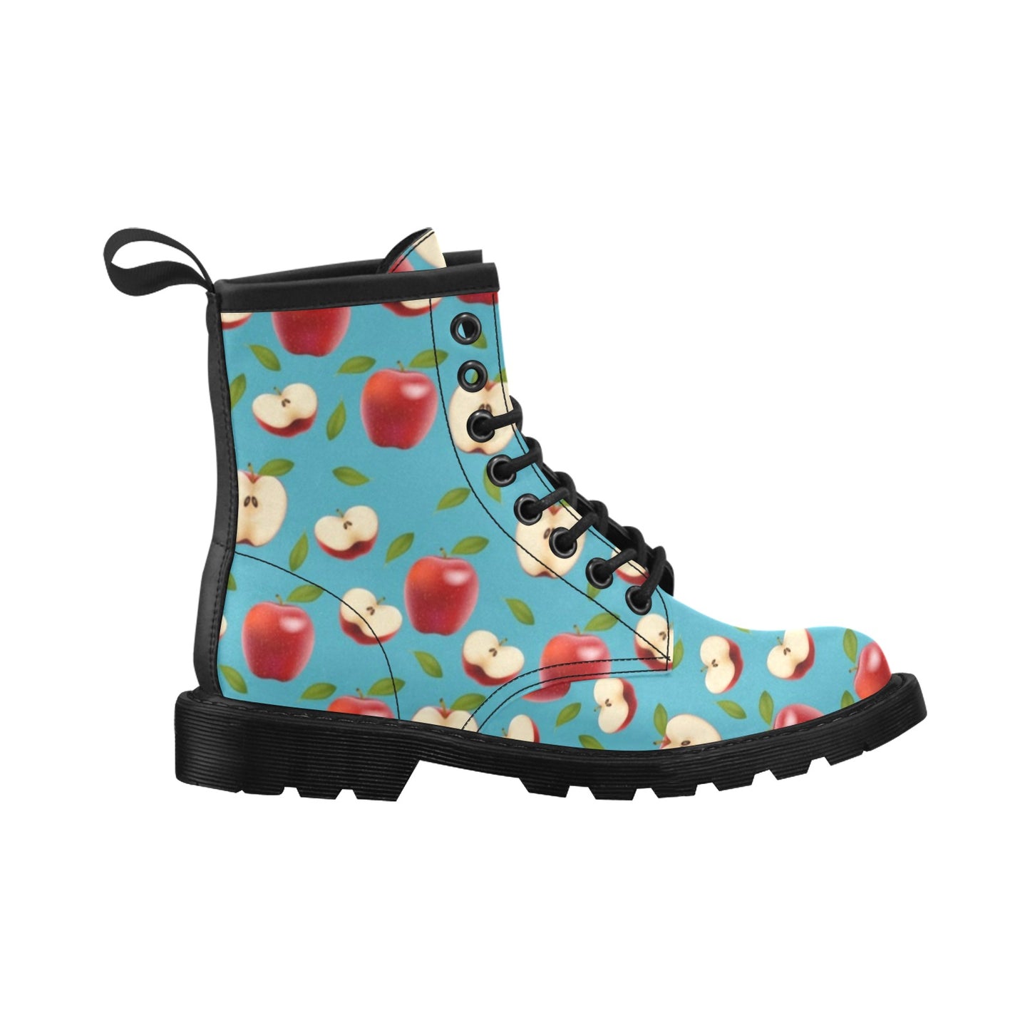 Apple Pattern Print Design AP012 Women's Boots