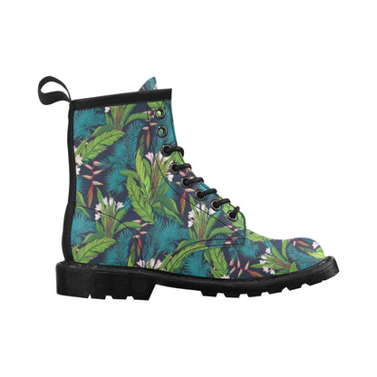 Rainforest Pattern Print Design RF01 Women's Boots