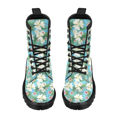 Plumeria Pattern Print Design PM028 Women's Boots