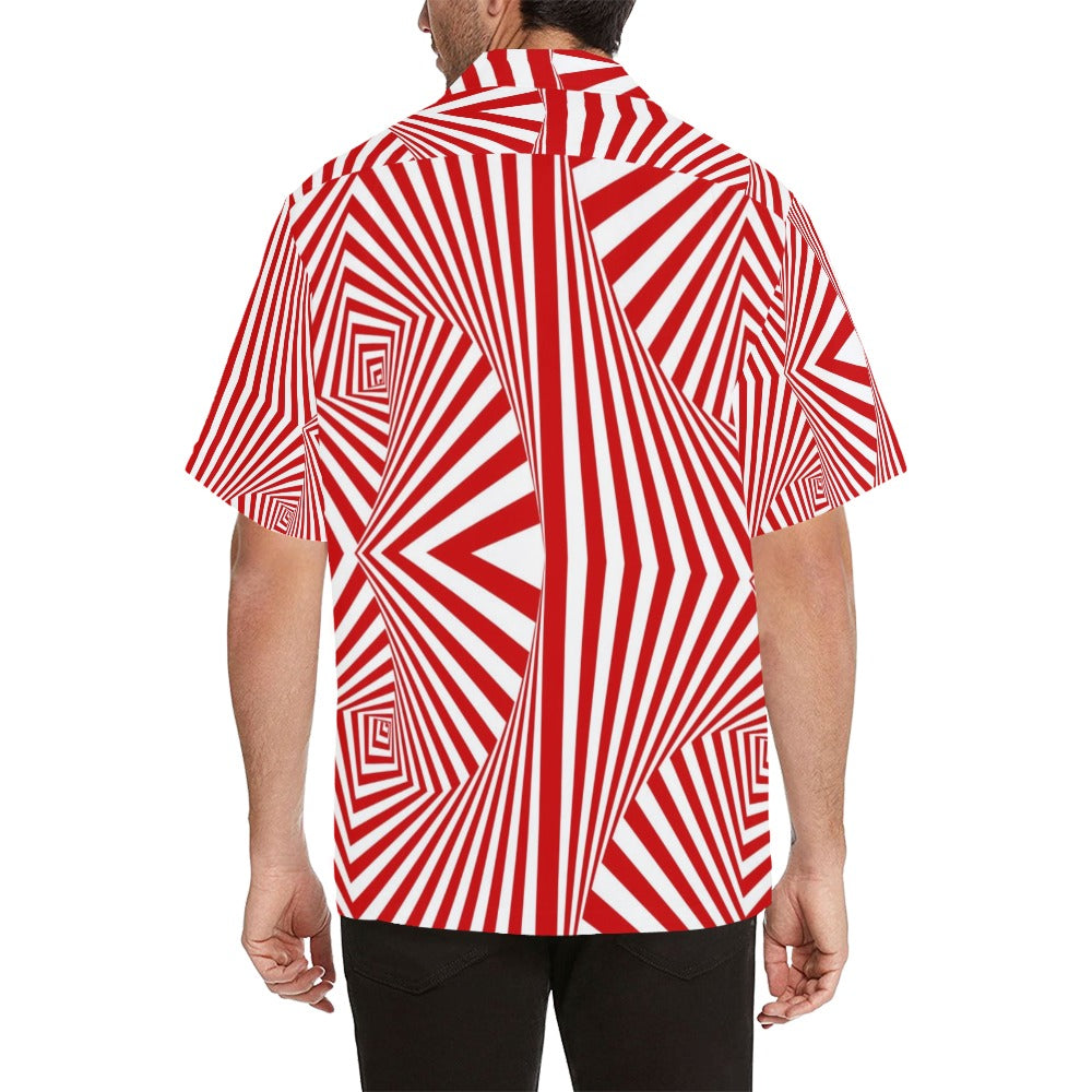 Vortex Print Design LKS304 Men's Hawaiian Shirt