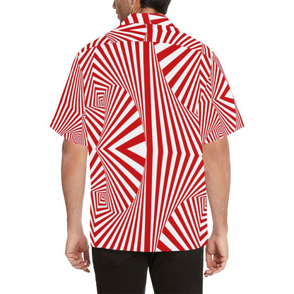 Vortex Print Design LKS304 Men's Hawaiian Shirt