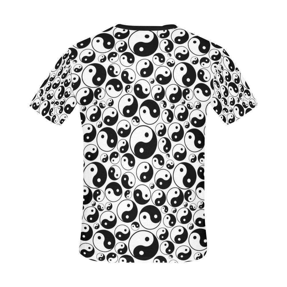 Yin Yang Print Design LKS302 Men's All Over Print T-shirt