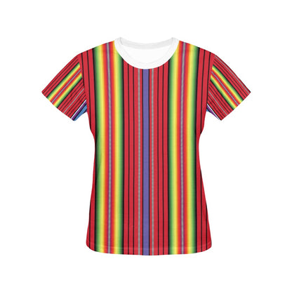 Serape Print Design LKS305 Women's  T-shirt