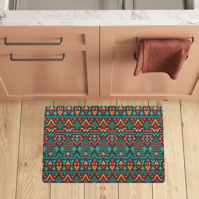 Aztec Pattern Print Design 04 Kitchen Mat