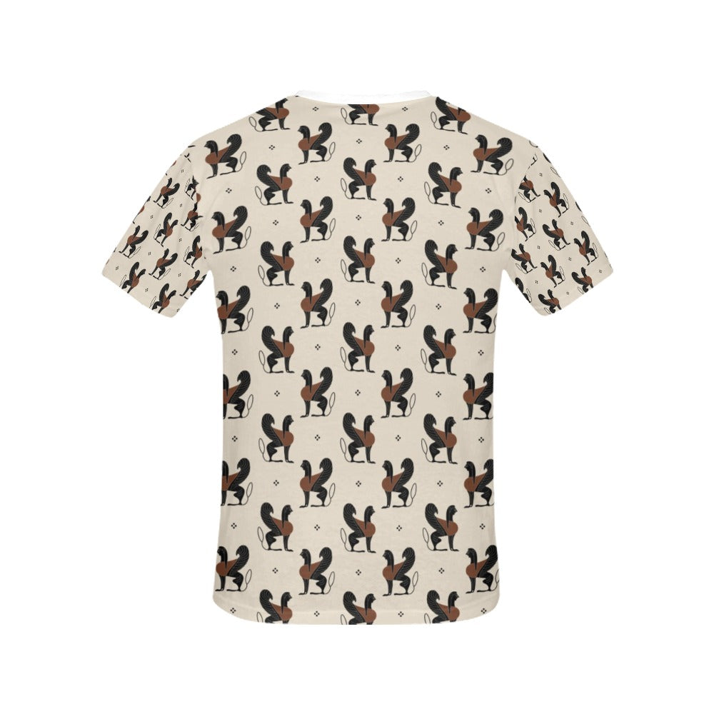 Ancient Greek Print Design LKS3010 Women's  T-shirt