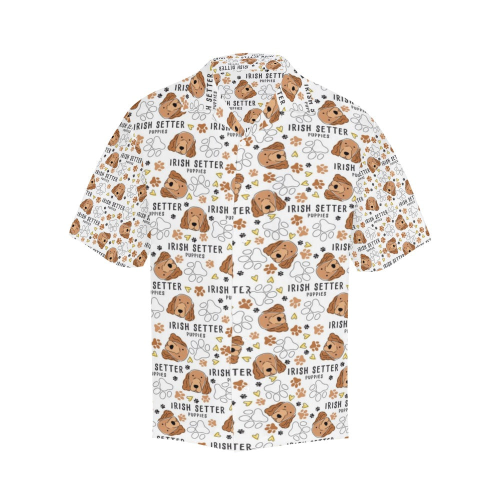 Setters Irish Print Design LKS301 Men's Hawaiian Shirt