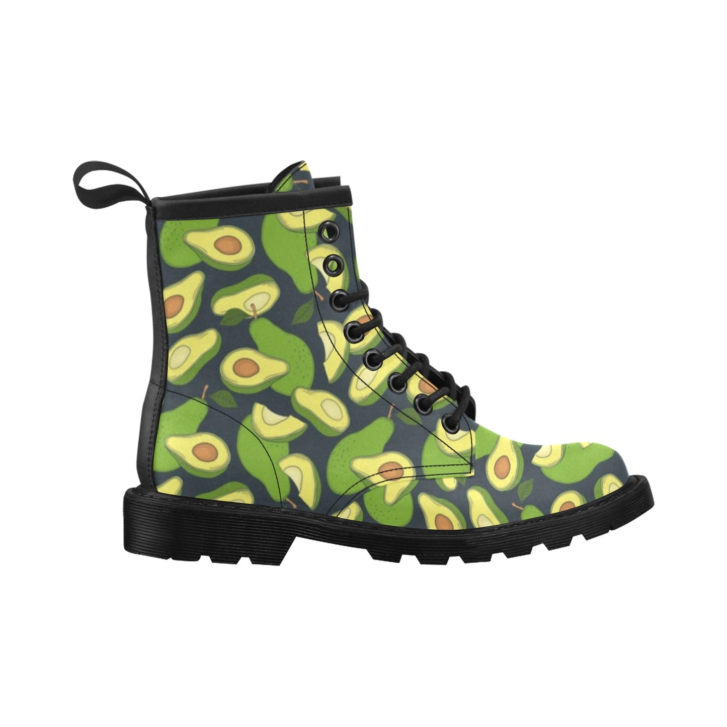 Avocado Pattern Print Design AC013 Women's Boots