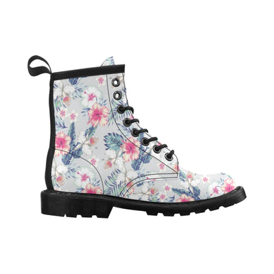 Hibiscus Print Women's Boots