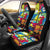 Dinosaur Comic Pop Art Style Universal Fit Car Seat Covers