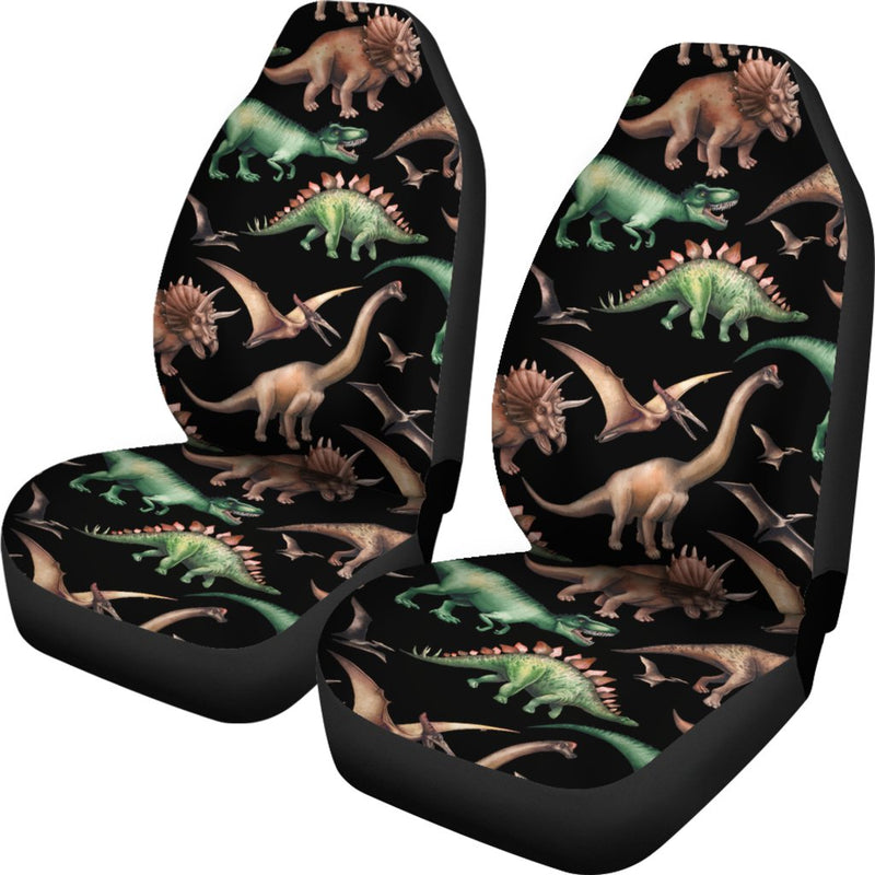 Dinosaur Print Pattern Universal Fit Car Seat Covers