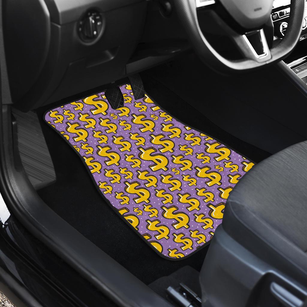 Dollar Pattern Print Design DO01 Car Floor Mats-JorJune